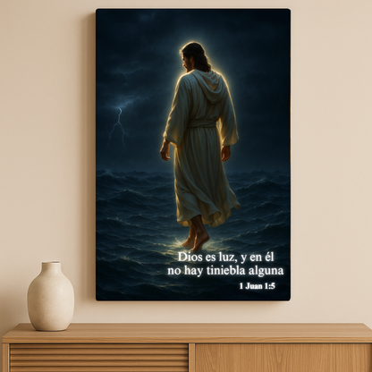 Dios Es Luz – Cuadro de Esperanza en Medio de la Tormenta