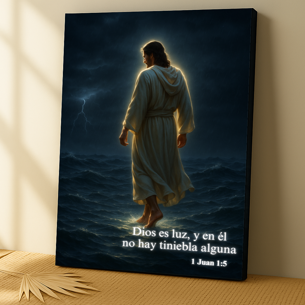 Dios Es Luz – Cuadro de Esperanza en Medio de la Tormenta