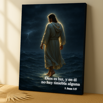 Dios Es Luz – Cuadro de Esperanza en Medio de la Tormenta