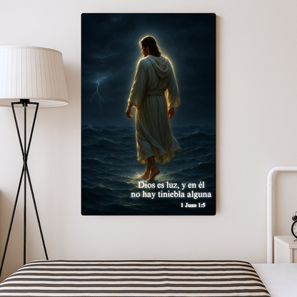 Dios Es Luz – Cuadro de Esperanza en Medio de la Tormenta