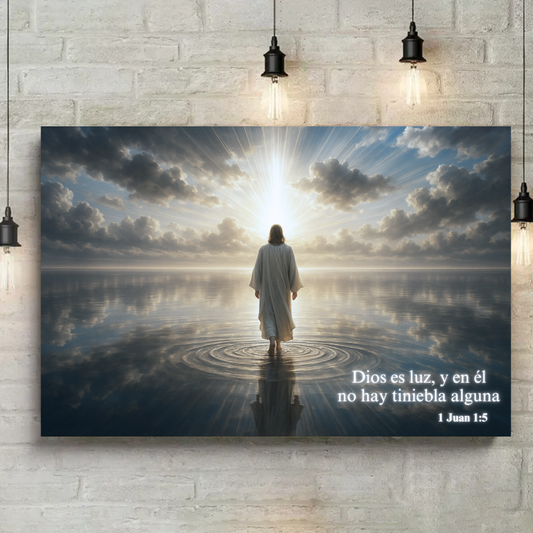 Cuadro de Fe – Jesús Caminando sobre las Aguas - Jesus es Luz