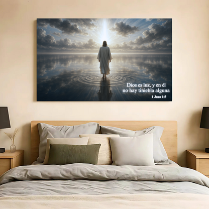 Cuadro de Fe – Jesús Caminando sobre las Aguas - Jesus es Luz