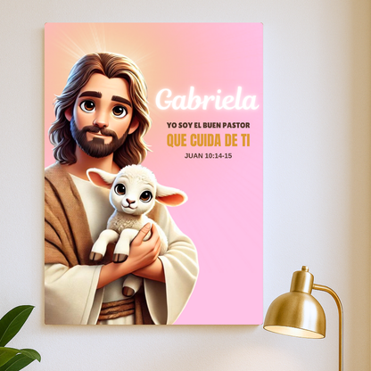 Jesús Me Cuida – Cuadro De Fe y Protección Para Hija