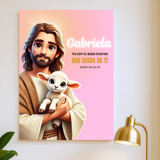 Jesús Me Cuida – Cuadro De Fe y Protección Para Hija