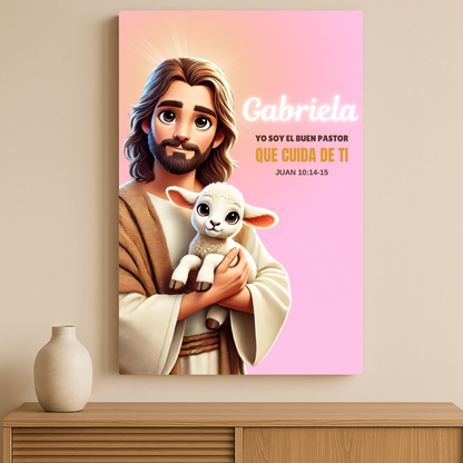 Jesús Me Cuida – Cuadro De Fe y Protección Para Hija