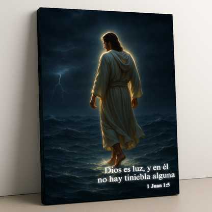 Dios Es Luz – Cuadro de Esperanza en Medio de la Tormenta